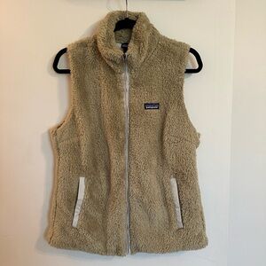 Patagonia Cream Fleece Vest